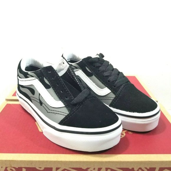 Vans Kids Old Skool Suede Flame Size ‎ 11 - Picture 2 of 5